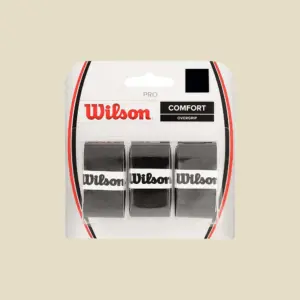 „Wilson Padel Pro“ koto apvijos, juodos – 3 vnt., pakuotė