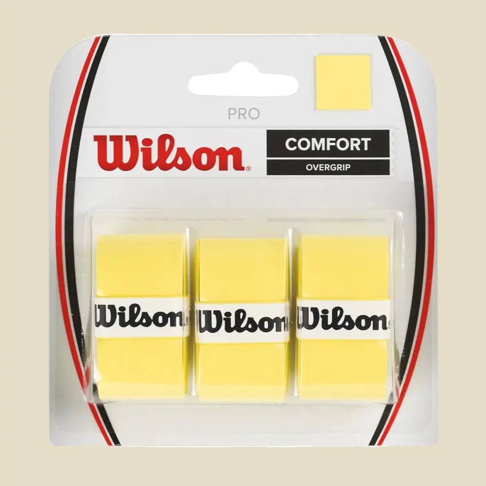 Overgripai Wilson Padel Pro Geltoni – 3 vnt.