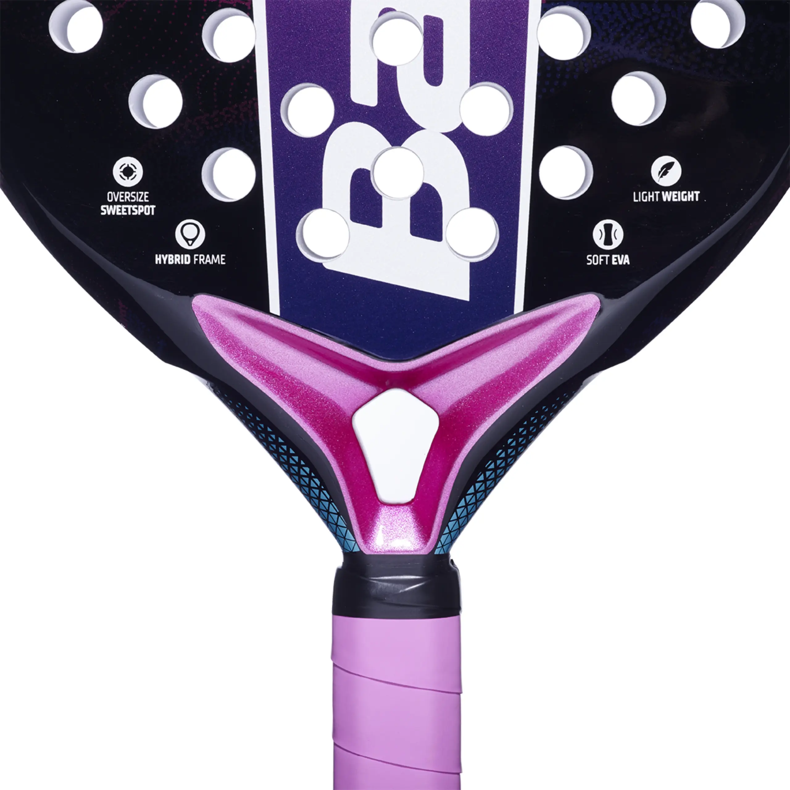 Babolat Stima Vita, juoda / violetinė, stambus planas