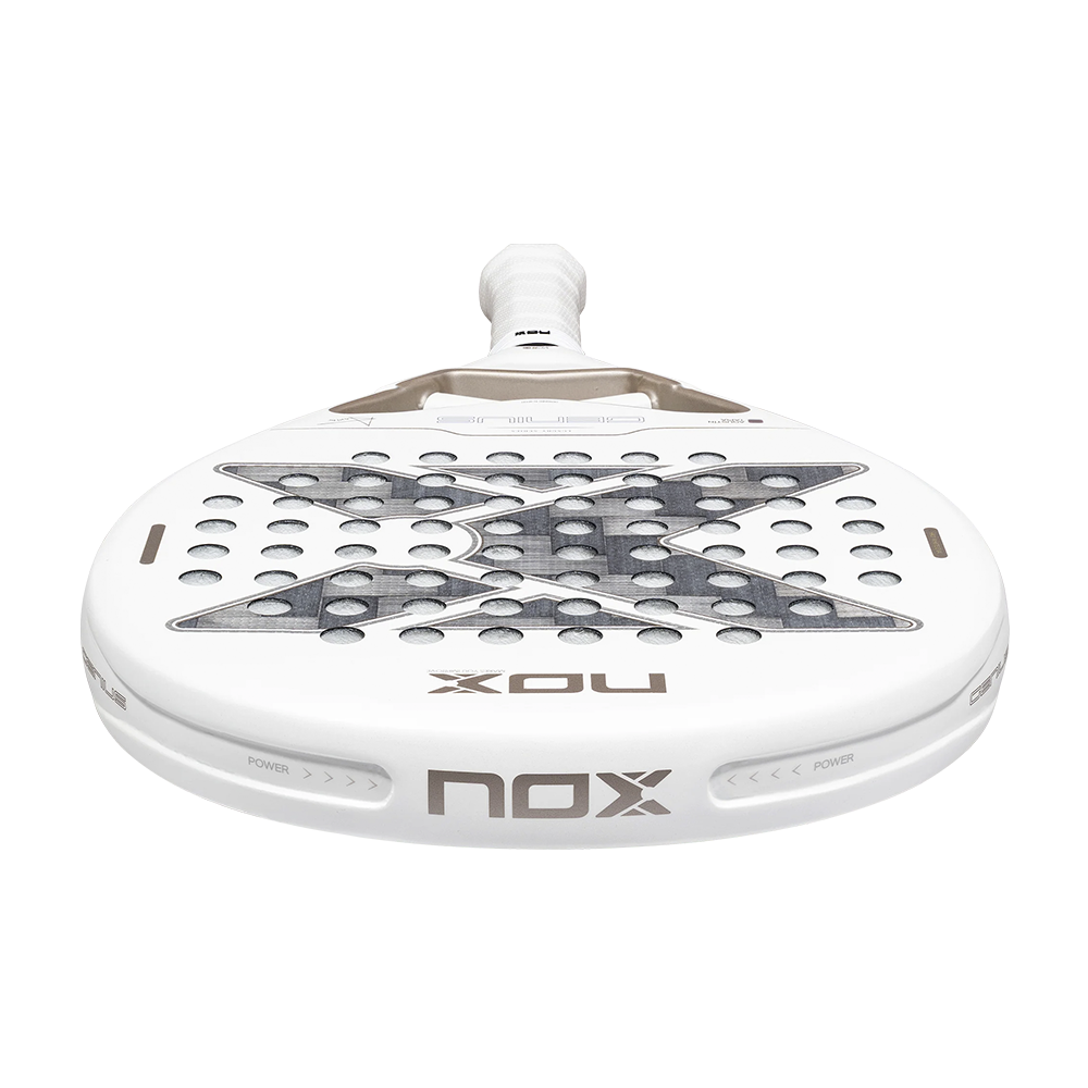NOX AT10 Genius 12K Xtrem Lite Agustín Tapia 2027, balta / pilka, vaizdas iš kampo