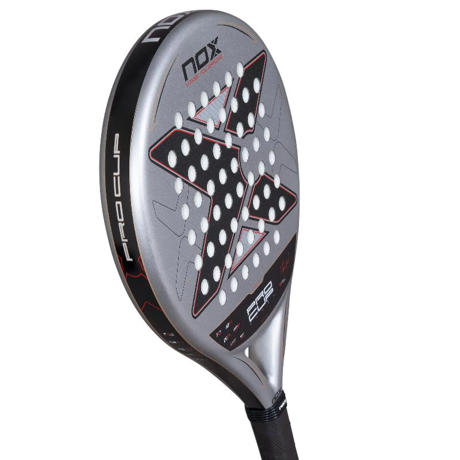 Nox ML10 Pro Cup Rough Surface 2027, juoda / pilka, vaizdas iš kampo