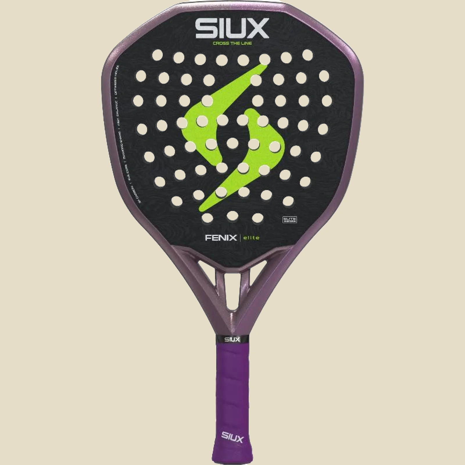 Siux Fenix Elite 2027, juoda / violetinė, vaizdas iš priekio