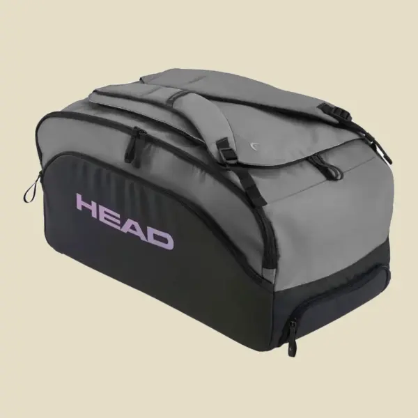 Head Pro X Duffle L padel krepšys juodas-žalias, vaizdas iš kampo