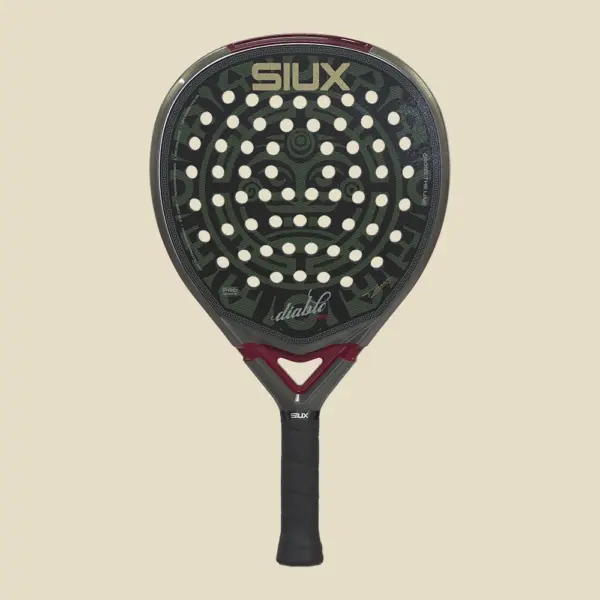 Siux Diablo Pro MX 2026, juoda / raudona, vaizdas iš priekio