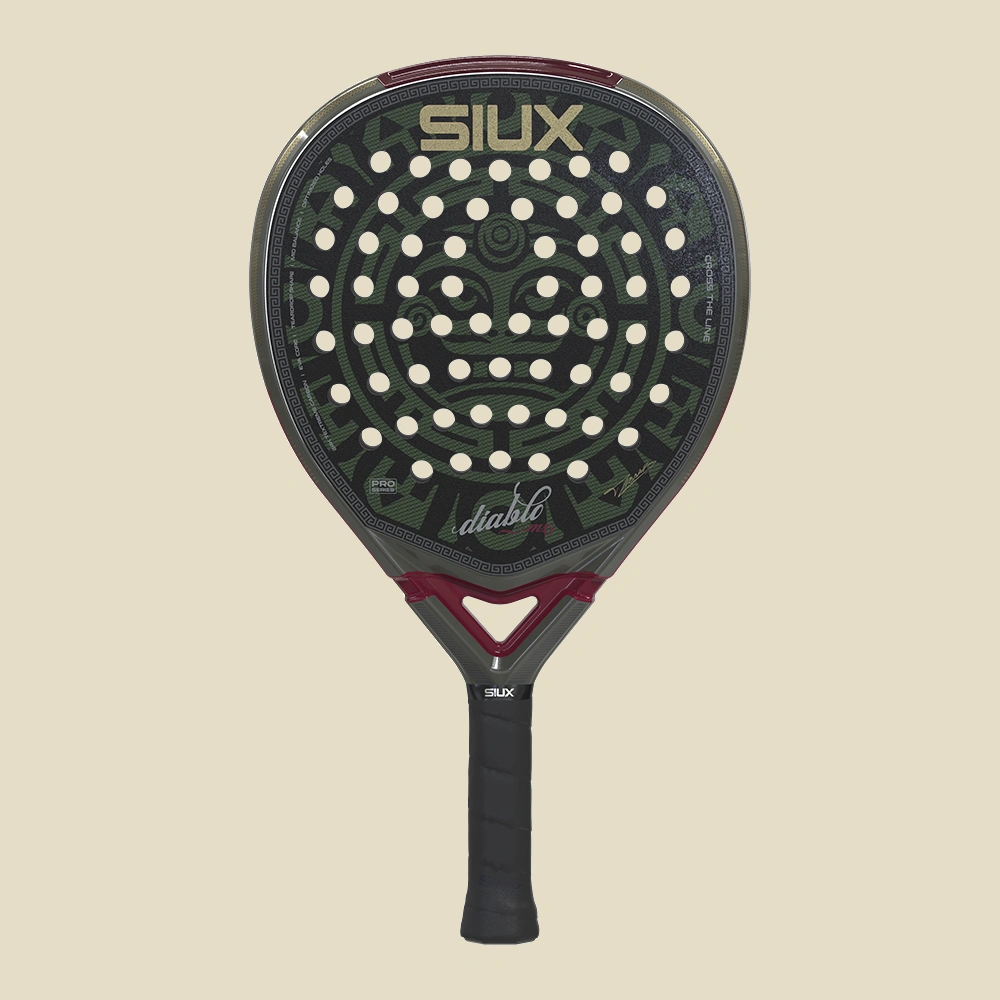 Siux Diablo Pro MX 2026, juoda / raudona, vaizdas iš priekio