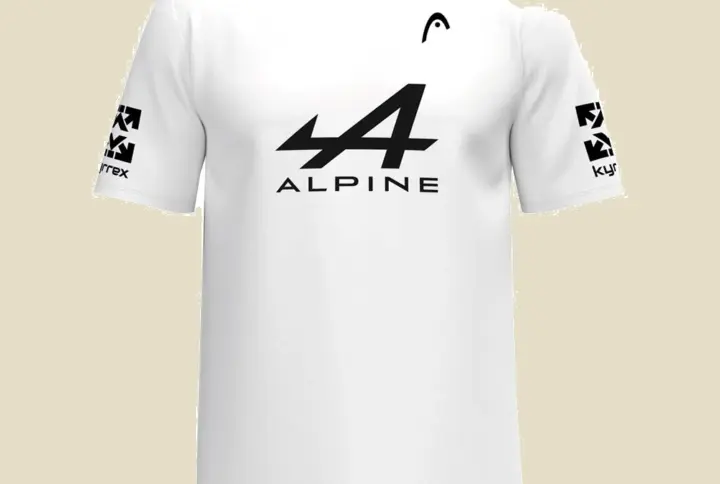 [M] Head Arturo Coello Official T-shirt balti 2025, vaizdas iš priekio