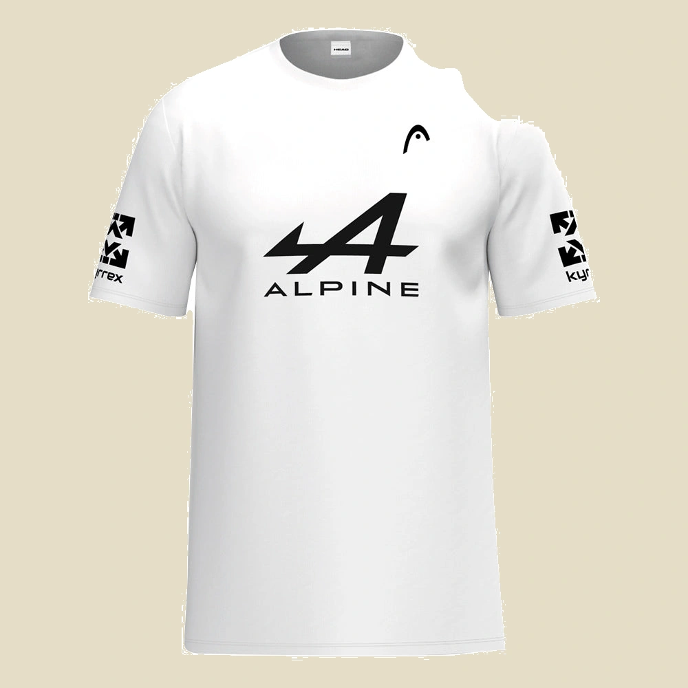 [M] Head Arturo Coello Official T-shirt balti 2025, vaizdas iš priekio