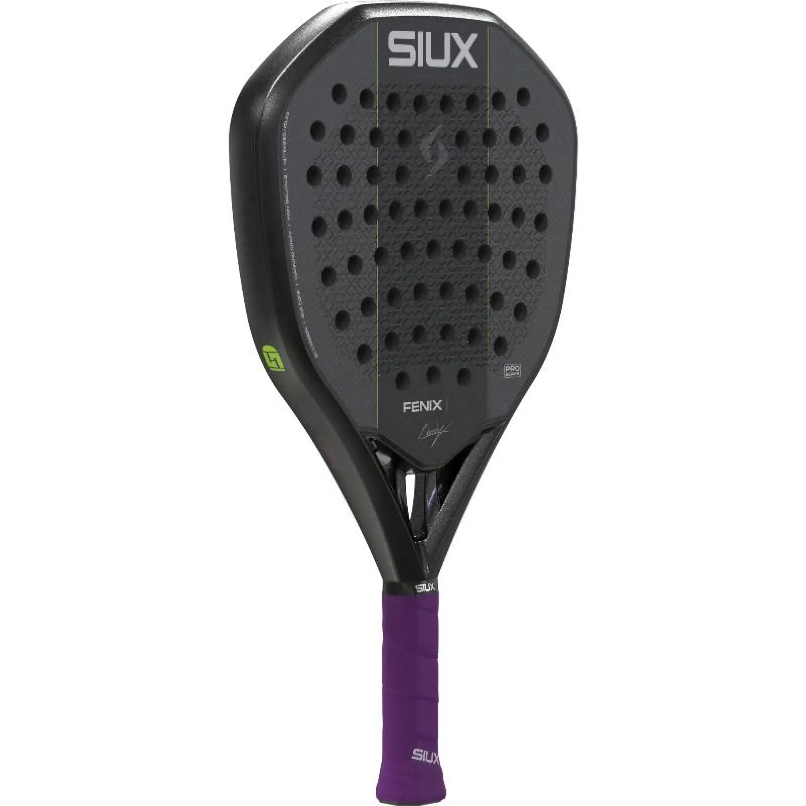 Siux Leo Augsburger Fenix Pro 2027 juoda, vaizdas iš kampo