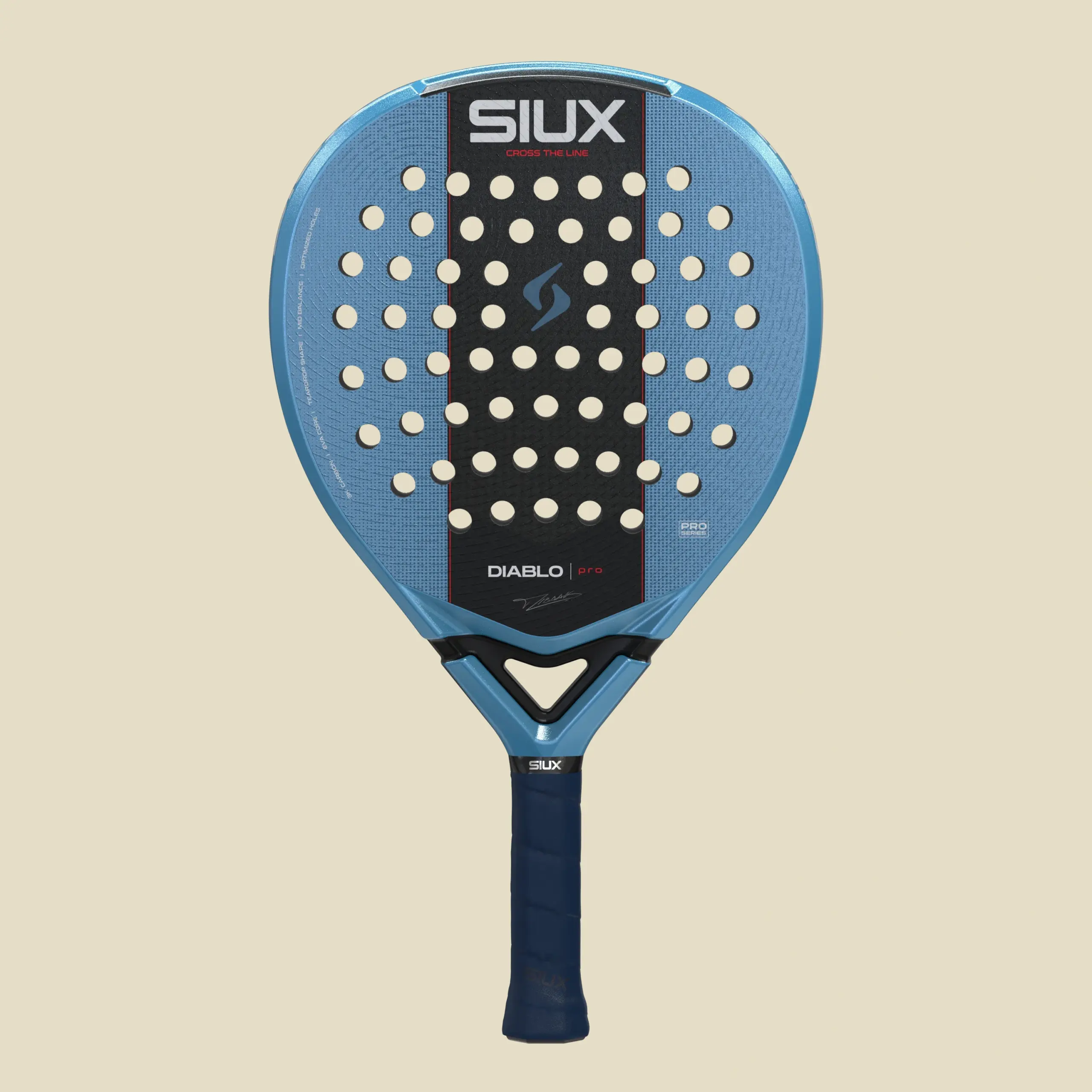 Siux Diablo Pro 2027 metalinė mėlyna, juoda, vaizdas iš priekio