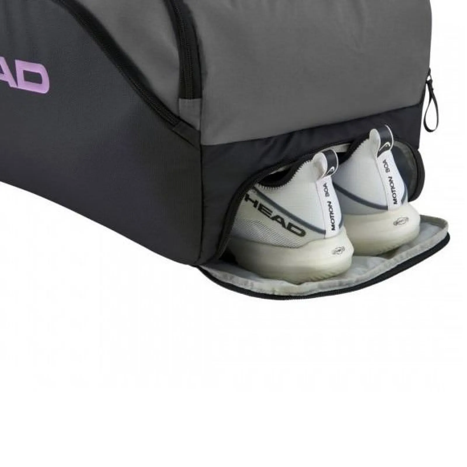 Head Pro X Duffle L padel krepšys juodas-žalias, stambus planas