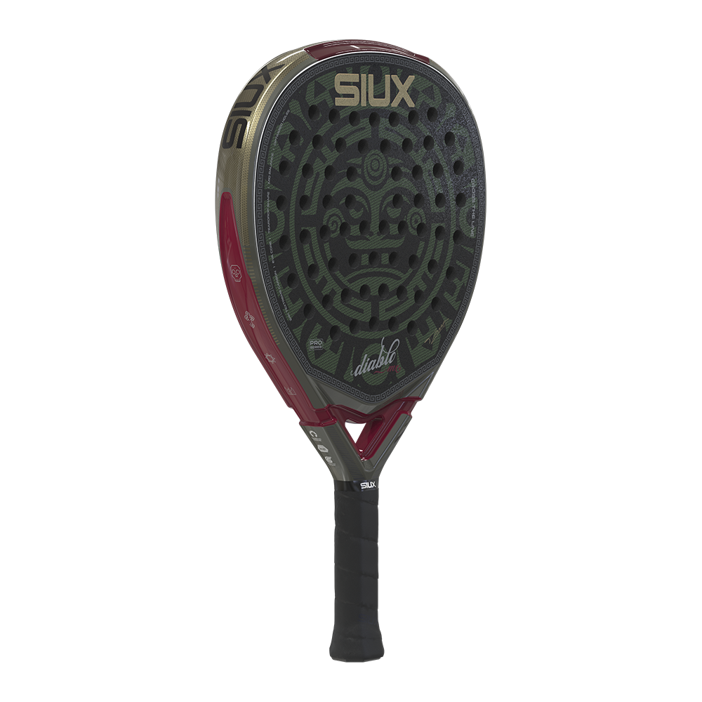 Siux Diablo Pro MX 2026, juoda / raudona, vaizdas iš kampo