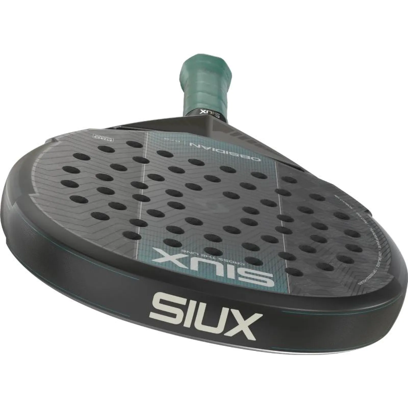 Siux Obsidian Pro 2027 juoda, turkio, vaizdas iš kampo