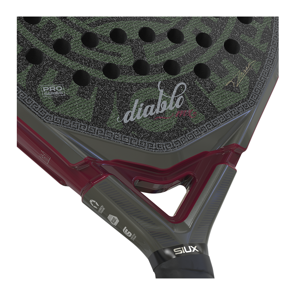 Siux Diablo Pro MX 2026, juoda / raudona, stambus planas