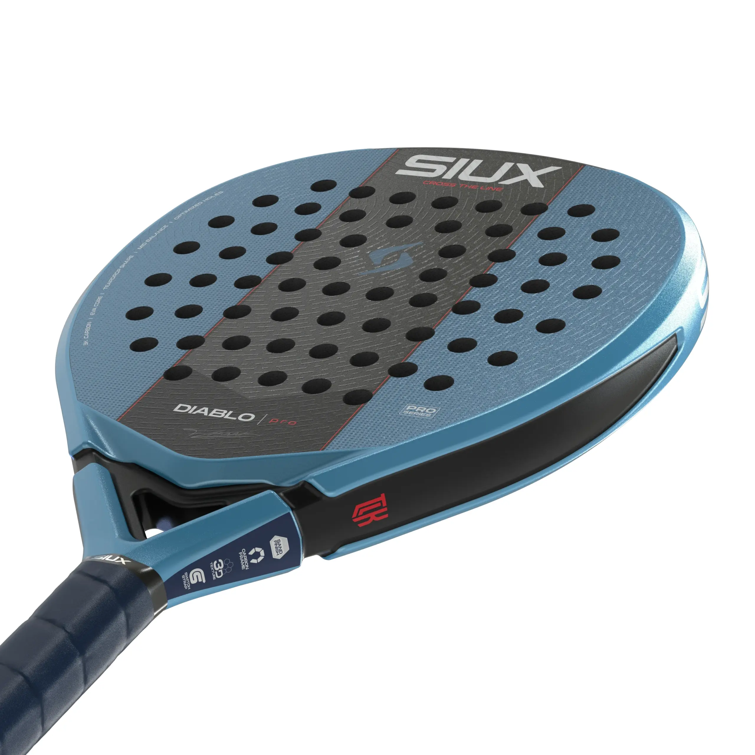Siux Diablo Pro 2027 metalinė mėlyna, juoda, vaizdas iš kampo