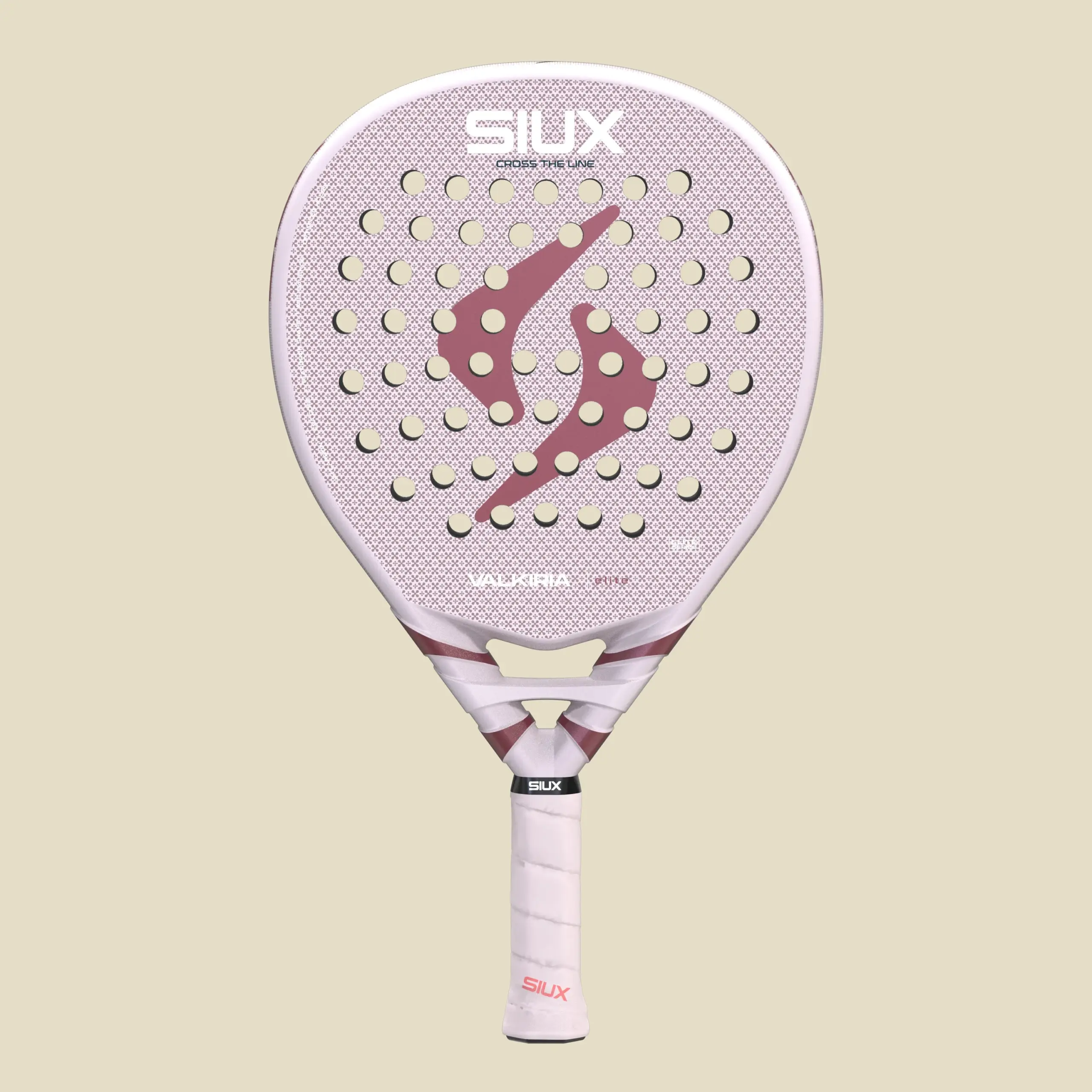 Siux Valkiria Elite 2027, balta / rožinė, vaizdas iš priekio