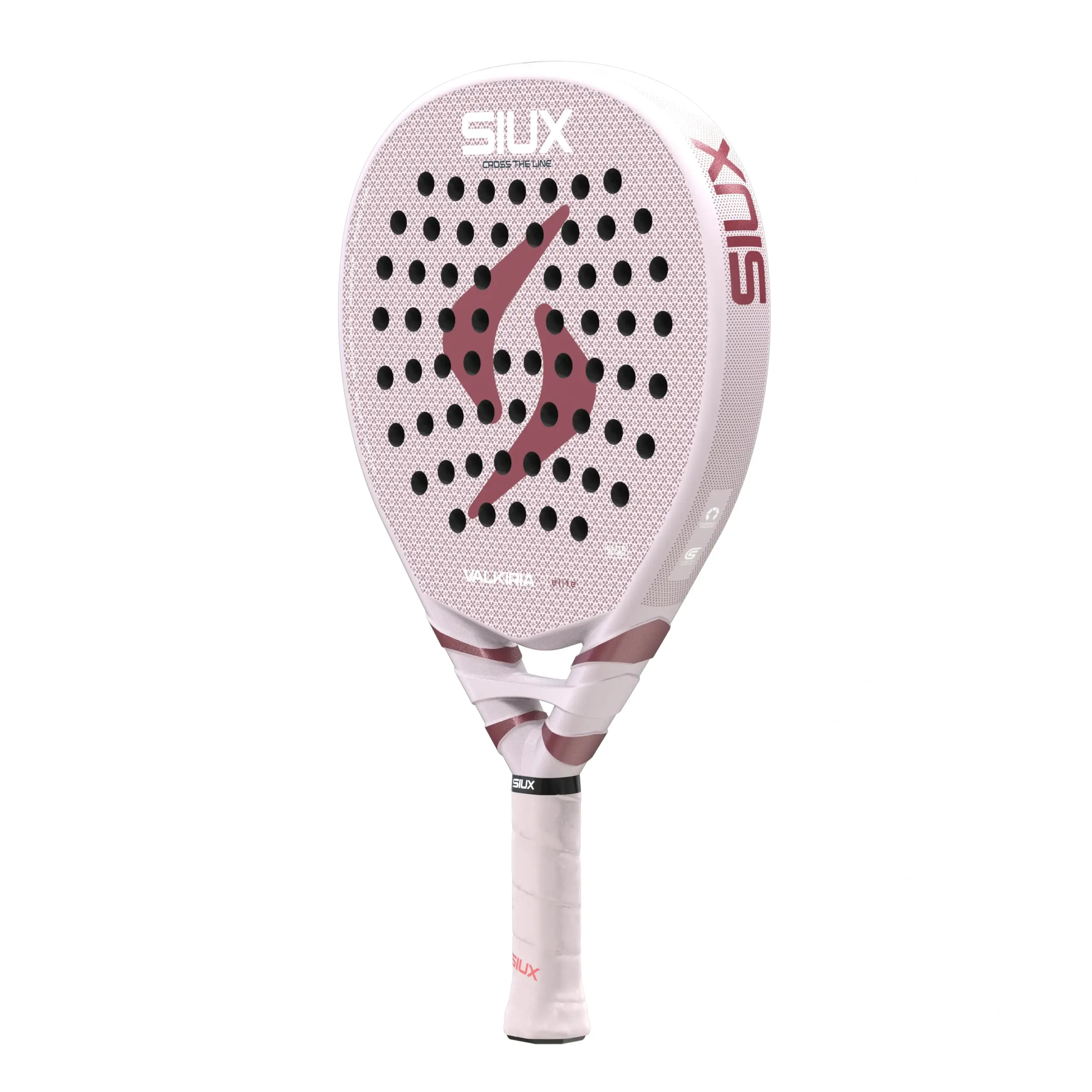 Siux Valkiria Elite 2027, balta / rožinė, vaizdas iš kampo