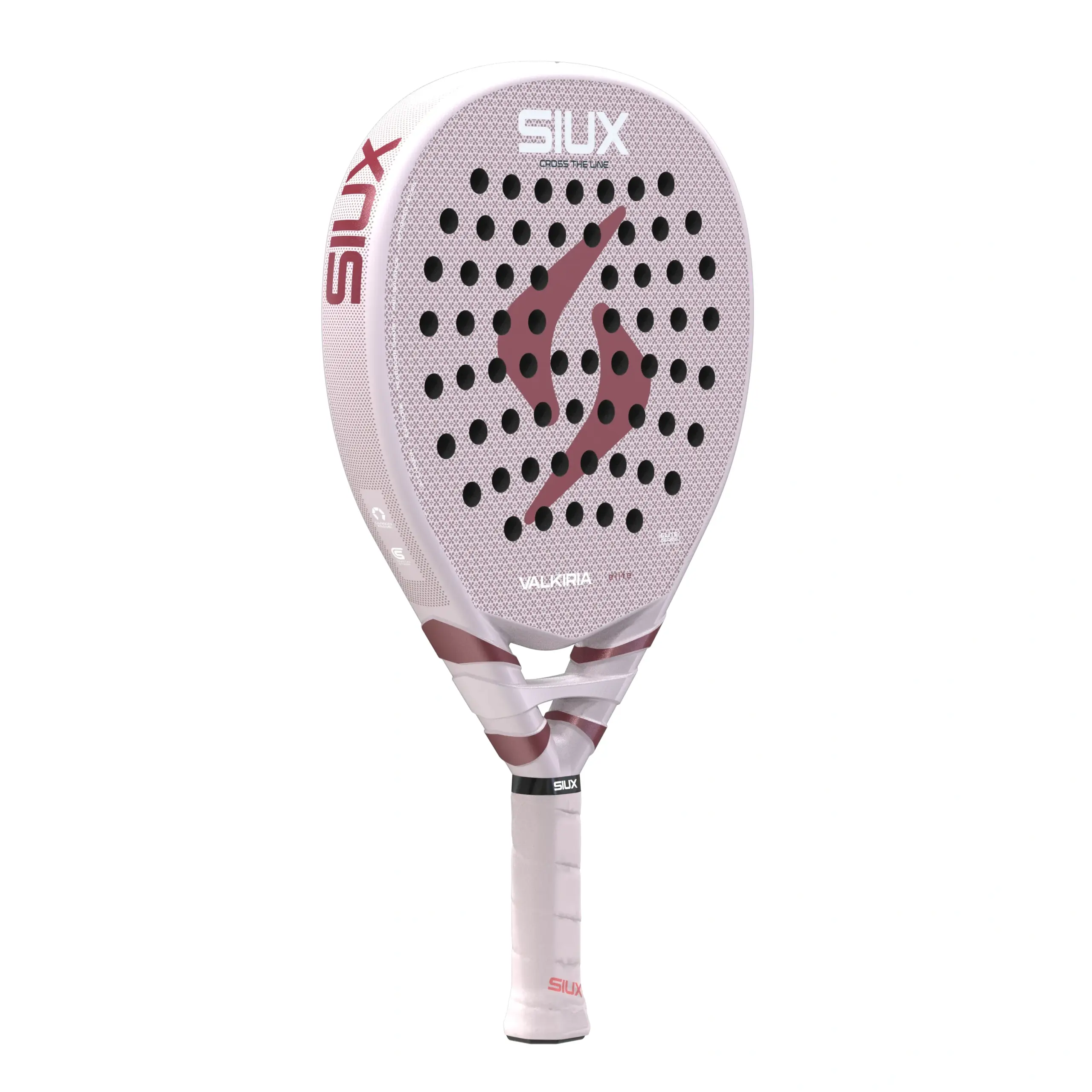 Siux Valkiria Elite 2027, balta / rožinė, vaizdas iš kampo