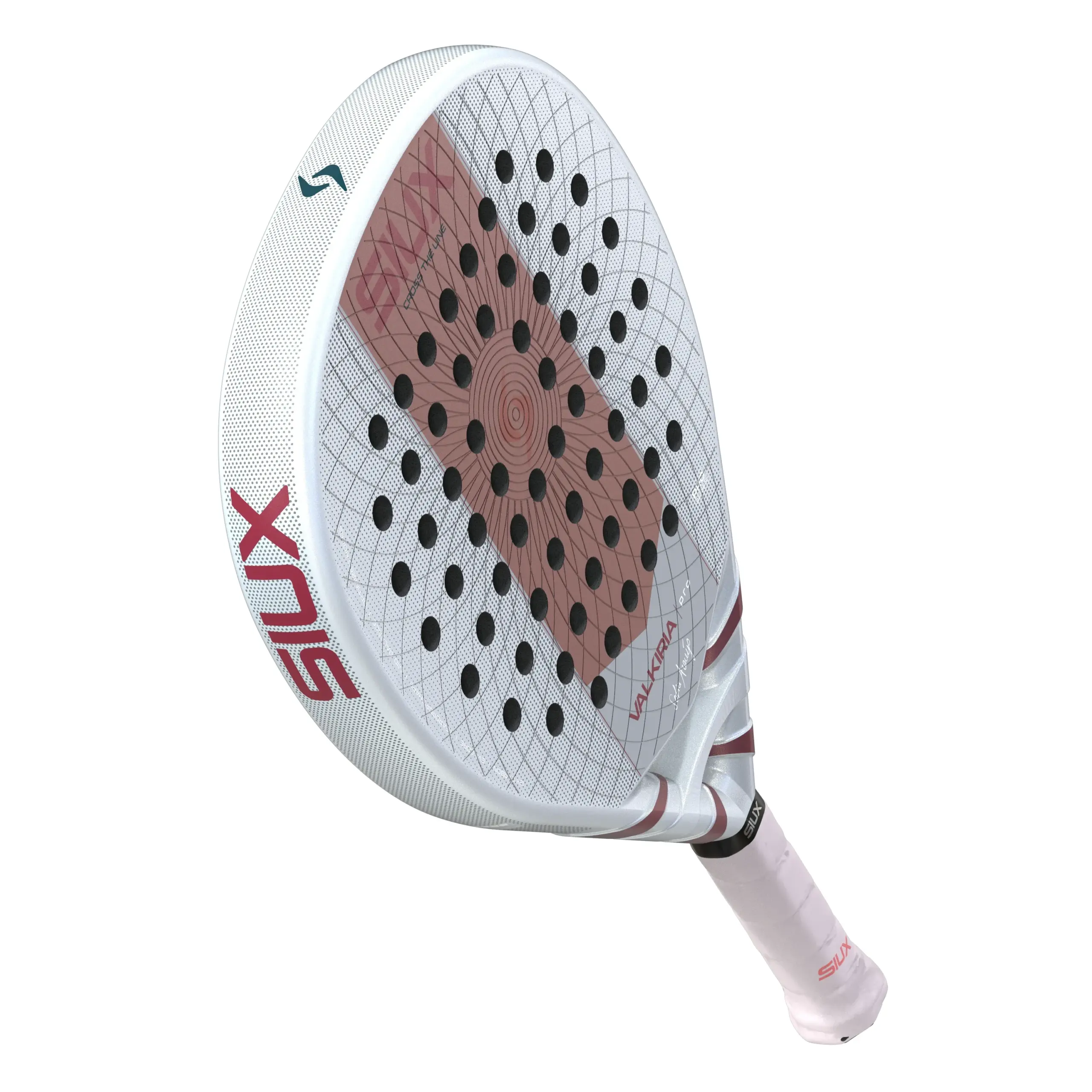 Siux Valkiria Pro 2027, balta / rožinė, vaizdas iš kampo